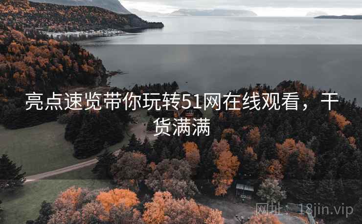 亮点速览带你玩转51网在线观看，干货满满
